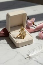 Artisan Monstera Leaf Ring