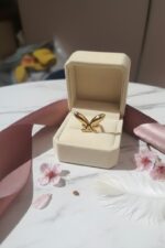Modern Golden butterfly Motif
