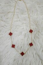 Red Clover Station Neclace - Image 3