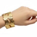 Stainless Garden Butterfly Open Cuff Braclet - Image 2