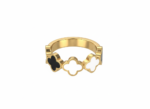 The Eternal Clover Multi-Motif Band Ring