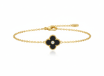 Double Sided Elegant Four Leaf Motif Braclet - Image 2