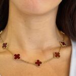 Red Clover Station Neclace - Image 2