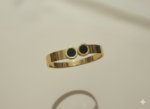 Gold-Plated Stainless Steel Hinged Bangle - Image 3