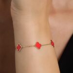 The  Red Velvet Meadow Bracelet - Image 2
