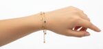 Double-Layer Stainless Steel Star & Moon Bracelet - Image 2
