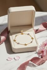 Cubic Zirconia Station bracelet