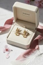 YSL Monogramogo Iconic stud