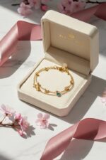 Double-Layer Stainless Steel Star & Moon Bracelet