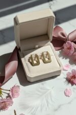 Lexi Rectangular Hoop Earrings