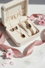 The Timeless Oval Suite in Gold & Onyx Black