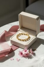 Elegant Ball &Link trendy stainless steel Bracelet