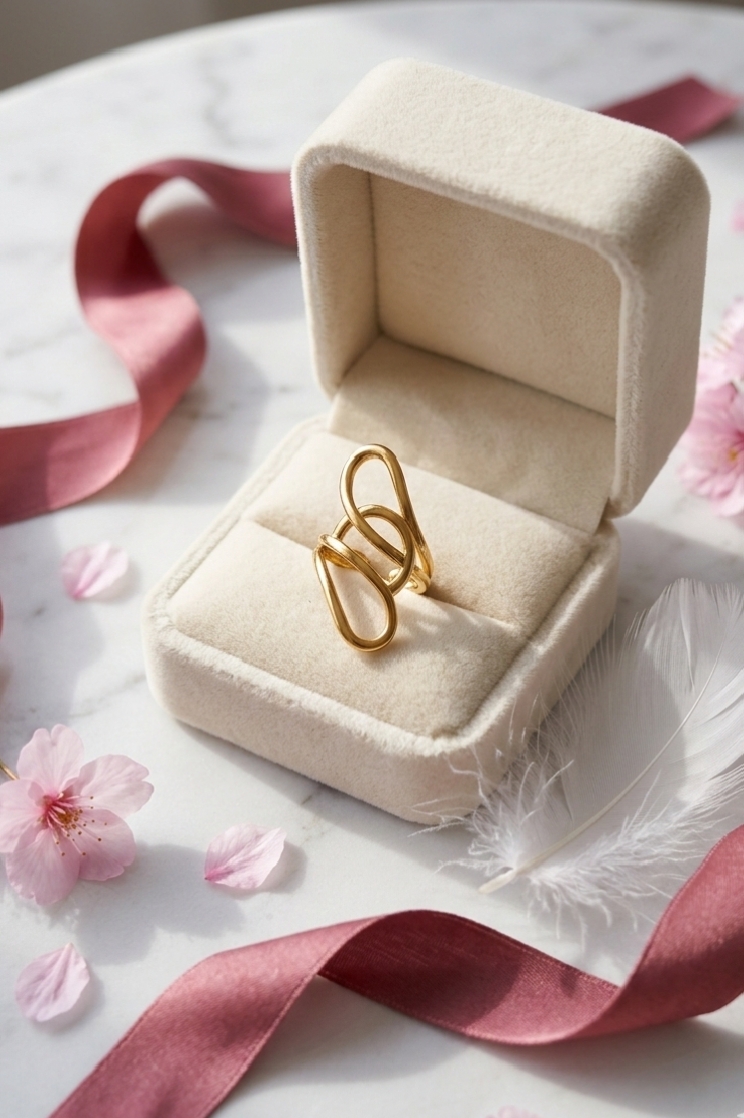 1772347308826 Unique Flux loop Ring - Image 1