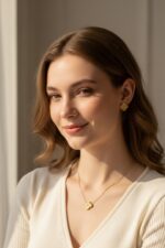 Golden Clover Blossom Jewelry Set - Image 2