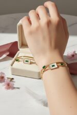 The Emerald Mosaic Bangle - Image 2