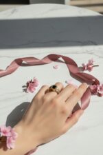 Empress Roman Numeral Ring in 18K Gold Plated Stainless Steel" - Image 2