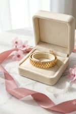 The Aurelia Honeycomb Bangle