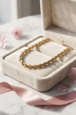 Elegant Gold-Plated Twisted Rope Chain