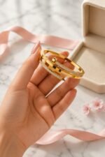 Stainless Steel Nail Bracelet - Image 2