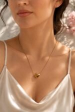 VIONA Gold Heart Pendant Necklace - Image 2